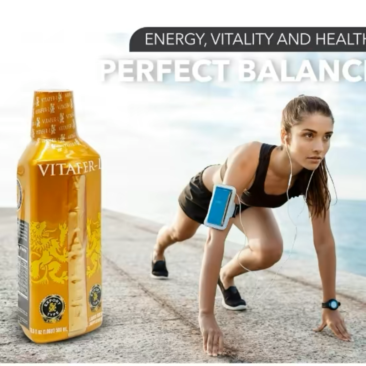 Vitafer Multivitamin Enhancer for Men & Women 100% Natural 500ml